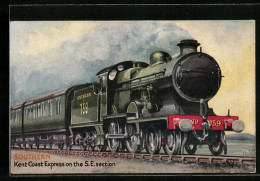 Artist's Pc Kent Coast Express On The SE Section, Southern Railway No. 759  - Trains