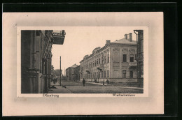 AK Dünaburg, Wladimirstrasse, Strassenpartie  - Lettonie