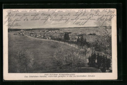 AK Kandau /Kurland, Ortsansicht Mit Strasse Und Feldern  - Letland