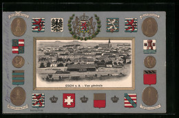 AK Esch S. A., Vue Generale, Wappen  - Other & Unclassified
