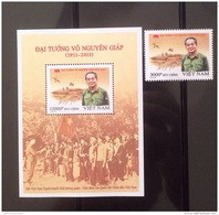 Vietnam Viet Nam MNH Perf Stamps & Sou. Sheet 2017 : 106th Birth Anniversary Of General Vo Nguyen Giap Won Dien Bien Phu - Vietnam