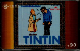 TELECARTE ETRANGERE...TINTIN - Comics