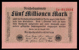 P105 Ro104b DEU-117b. 5 Million Mark 1923 UNC NEUF - 5 Miljoen Mark