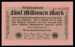 P105 Ro104b DEU-117b. 5 Million Mark 1923 UNC NEUF - 5 Mio. Mark