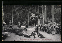 AK Wunsiedel /Fichtelgebirge, Bergfestspiel: Die Losburg 1912  - Wunsiedel