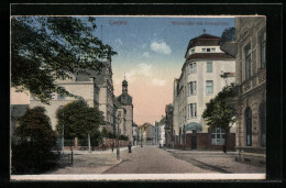 AK Crefeld, Steinstrasse Mit Amtsgericht  - Autres & Non Classés