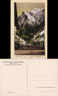 Ansichtskarte Mittenwald Untere Marktstraße Mit Karwendel Gebirge 1920 - Mittenwald