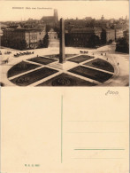 Ansichtskarte München Karolinenplatz & Stadt Panorama 1910 - Muenchen