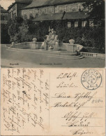 Bayreuth Wittelsbacherbrunnen 1916 1. Weltkrieg Feldpost  Stempel Bayreuth 2 - Bayreuth