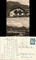 Ansichtskarte Oberstdorf (Allgäu) Gästehaus Von Heymann & Panorama 1963 - Oberstdorf