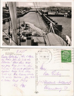 Ansichtskarte Holtenau-Kiel Holtenå Kanaleinfahrt Vom Schiff 1955 - Other & Unclassified