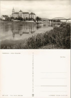 Ansichtskarte Torgau Schloss Hartenfels, Brücke Und Schiff 1974 - Torgau