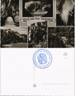 .Bayern Ailsbachtal Fränkische Schweiz Mehrbild-AK Höhlen-Motive 1960 - Other & Unclassified