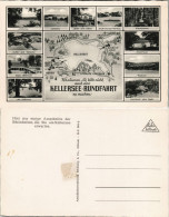 Ansichtskarte Malente Kellersee Umgebungskarte Mit Orten Um D. See 1955 - Other & Unclassified