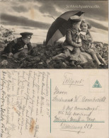 Ansichtskarte  Kinder "spielend" Als Schleich-Patrouille 1915 - War 1914-18