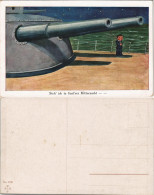 Steh' Ich In Finst'rer Mitternacht Künstlerkarte Militär 1910 - Ohne Zuordnung