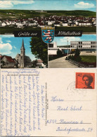 Ansichtskarte Kalbach 3 Bild: Schule, Teilansicht, Kirche 1974 - Sonstige & Ohne Zuordnung