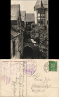 Leutenberg Friedensburg Burghof 1925   Gelaufen Mit Bahnpost (Bahnpoststempel) - Leutenberg