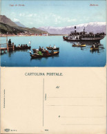 Riva Del Garda Lago Di Garda / Gardasee Dampfer U. Ruderboote 1910 - Autres & Non Classés