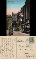 Wernigerode Personen Im Schlosshof, Gelaufen Mit Stempel Basserode 1907/1906 - Other & Unclassified