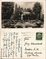 Ansichtskarte Spandau-Berlin Parkanlage Südpark Mit Pferde Denkmal 1942 - Spandau
