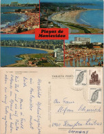 Montevideo Playa (Strand) Playas Mehrbild-AK Mit 4 Ansichten 1975 - Uruguay