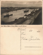 Ansichtskarte Holtenau-Kiel Holtenå Kaiser-Wilhelm-Kanal, Dampfer 1940 - Autres & Non Classés