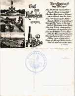Rüdesheim (Rhein) Mehrbild-AK Stadtteilansichten, Kreislauf Des Weines 1960 - Rüdesheim A. Rh.