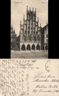 Ansichtskarte Münster (Westfalen) Rathaus Gebäude (Town Hall Building) 1919 - Muenster