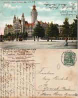 Ansichtskarte Leipzig Neues Rathaus (Town Hall) Color Ansicht 1906 - Leipzig