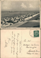 Ansichtskarte Duhnen-Cuxhaven Strand Strandleben Badeurlaub Badeanstalt 1939 - Cuxhaven