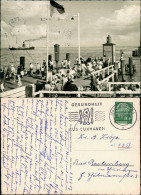Ansichtskarte Cuxhaven Alte Liebe Belebte Schiffsanlegestelle 1957 - Cuxhaven