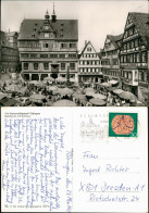 Ansichtskarte Tübingen Marktplatz Rathaus Markttreiben Markttag 1973 - Tübingen