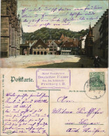 Ansichtskarte Freiburg Im Breisgau Münsterplatz Mit Schlossberg 1912/1906 - Freiburg I. Br.