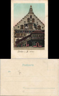 Ansichtskarte Lindau (Bodensee) Altes Rathaus Mit Freitreppe 1900 Goldrand - Other & Unclassified