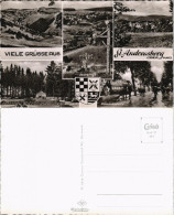 Sankt Andreasberg-Braunlage Mehrbild-AK Sessellift Und Panorama-Ansichten 1958 - St. Andreasberg