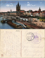 Ansichtskarte Köln Partie A.d. Frankenwerft 1915   Im 1. Weltkrieg  Feldpost - Koeln