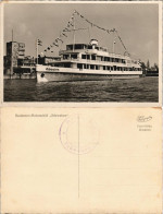 Bodensee-Motorschiff SCHWABEN 1950   Bordstempel Schiffes (schwacher Abschlag) - Fähren