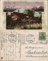 Ansichtskarte Bern (Schweiz) Berne Hotel Gurten-Kulm, Alpenpanorama 1913 - Sonstige & Ohne Zuordnung