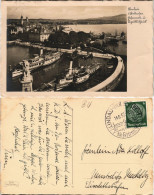Ansichtskarte Lindau (Bodensee) Hafen Und Dampfer 1937 - Other & Unclassified