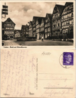 Ansichtskarte Fritzlar Marktplatz, Kreissparkasse 1932 - Fritzlar