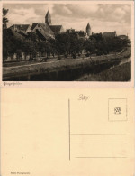 Ansichtskarte Gunzenhausen Stadtpartie Am Fluss 1930 - Other & Unclassified