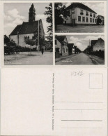 Neuburgweier-Rheinstetten Kirche, Straße, Schule, Auerstraße 1940 - Other & Unclassified
