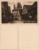 Ansichtskarte Rothenburg Ob Der Tauber Rödergasse 1928 - Rothenburg O. D. Tauber