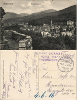 Badenweiler Panorama-Ansicht Gesamtansicht 1917    Feldpost Gelaufen - Badenweiler