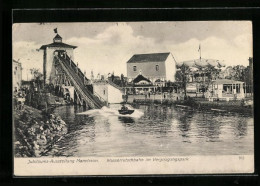 AK Mannheim, Jubiläums-Ausstellung 1907, Wasserrutschbahn Im Vergnügungspark  - Exposiciones