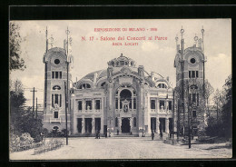 AK Milano, Esposizione Di Milano 1906, Salonde Dei Concerti Al Parco  - Exhibitions
