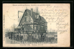 AK Düsseldorf, Ausstellung 1902, Weinhaus Hütwohl  - Exhibitions