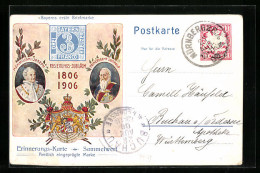 AK Regierungs-Jubiläum 1906, Prinzregent Luitpold, Ganzsache Bayern  - Royal Families