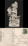 Ansichtskarte  LIEB VATERLAND MAGST RUHIG SEIN Denkmal Mit Inschrift 1910 - Ohne Zuordnung